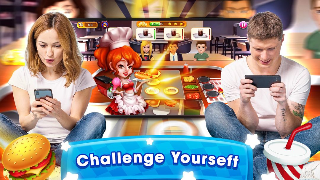 Food Court - Crazy Chef Restaurant Cooking Games ภาพหน้าจอเกม