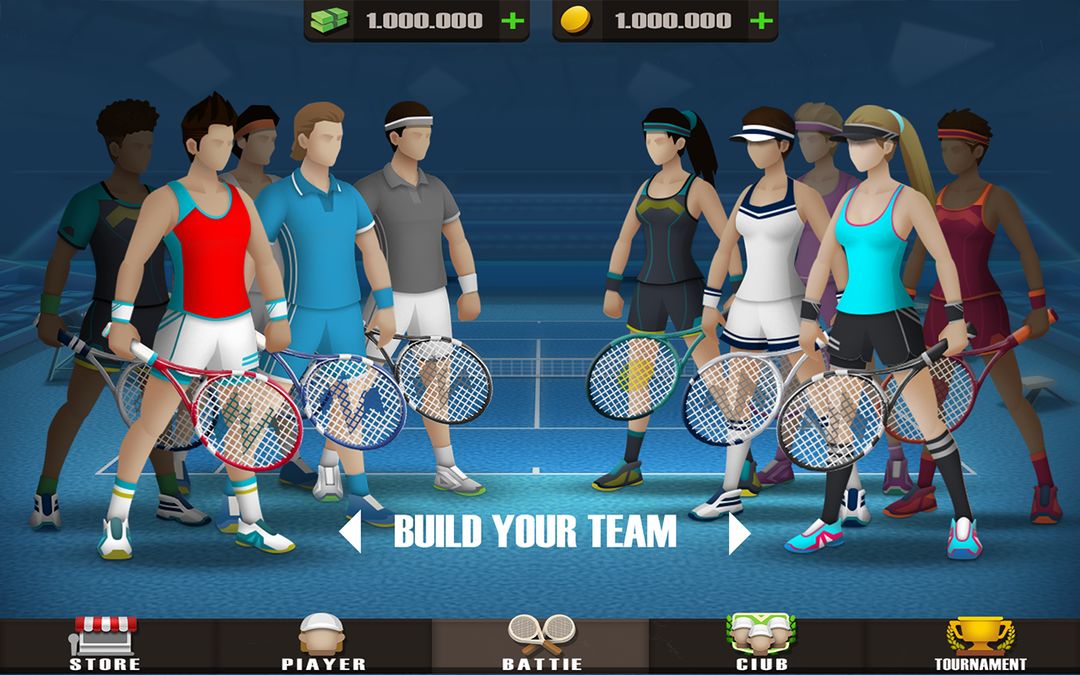 Pocket Tennis League ภาพหน้าจอเกม