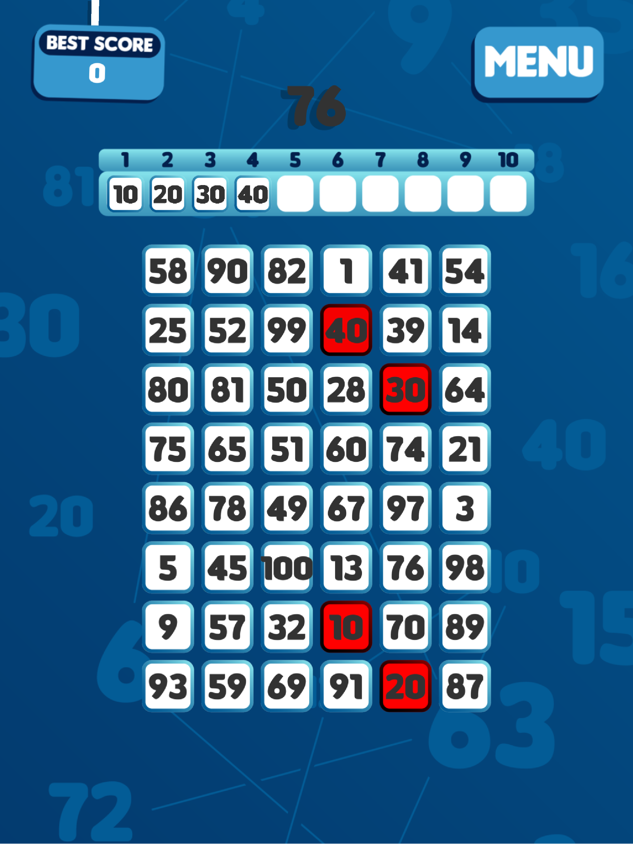 Count With Bucked X Game Screenshot