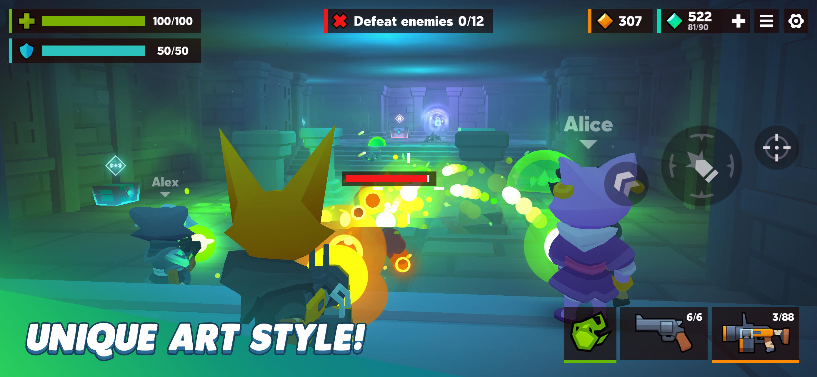 Feral Frontier Co-op Roguelike Game Screenshot