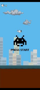White Flappy Game Screenshot