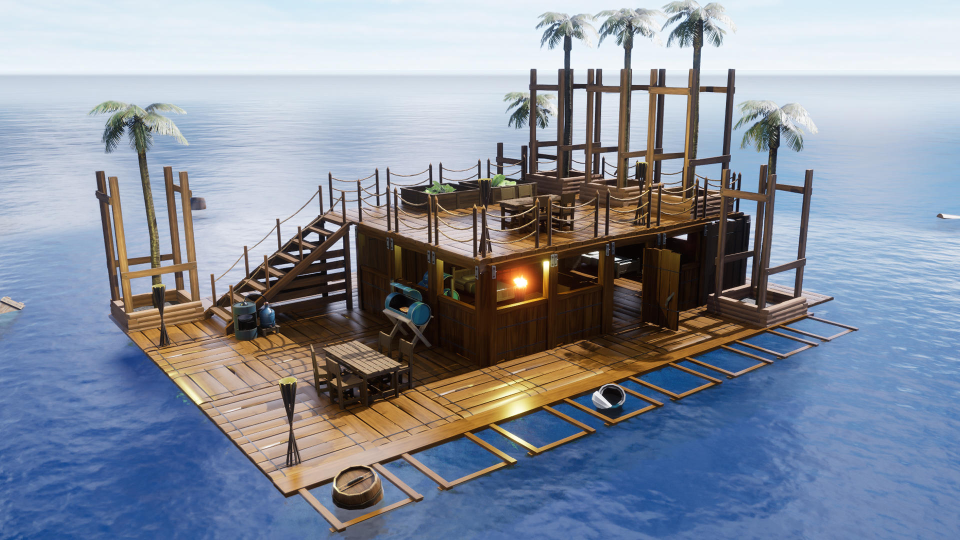 Screenshot 1 of Oceanborn: Survival on Raft 3.1