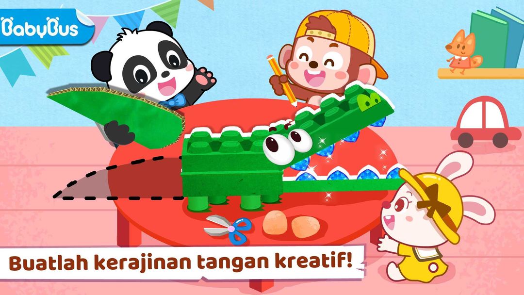 Puzzle Binatang Bayi Panda screenshot game