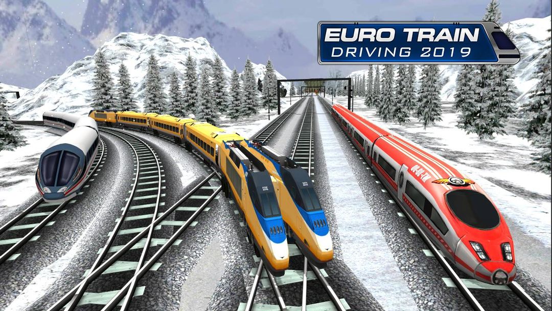 Euro Train Driving PVP 2019 게임 스크린 샷
