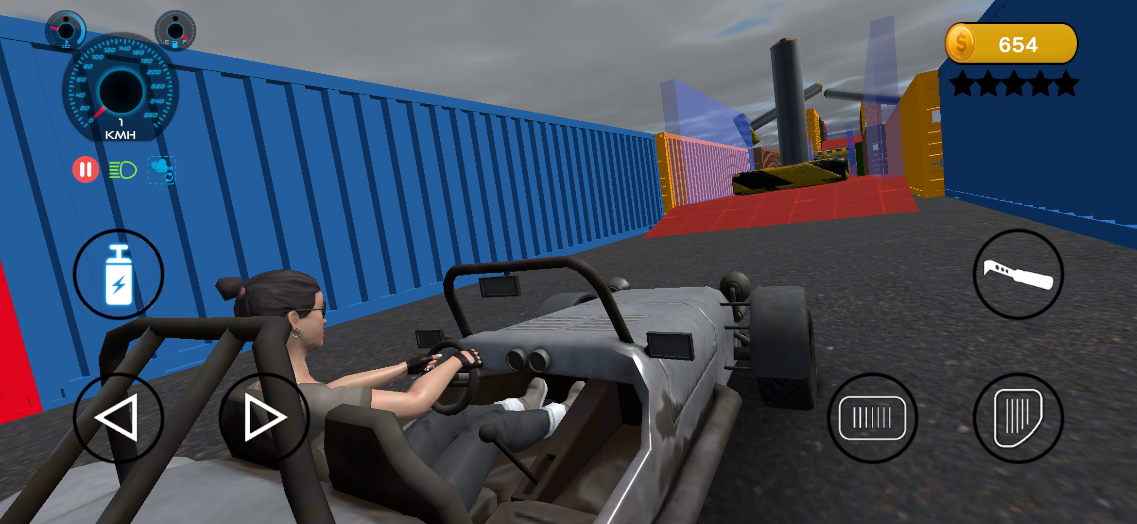 Traffic Crash Drive Simulator Game Screenshot