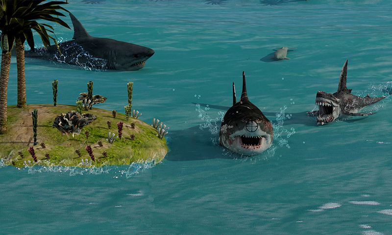 상어 사냥 딥 다이브 게임 스크린 샷