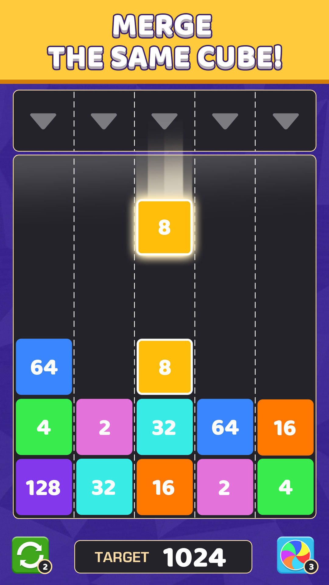 Screenshot 1 of Merge Blocks-2048 Puzzle Game 1.3.2