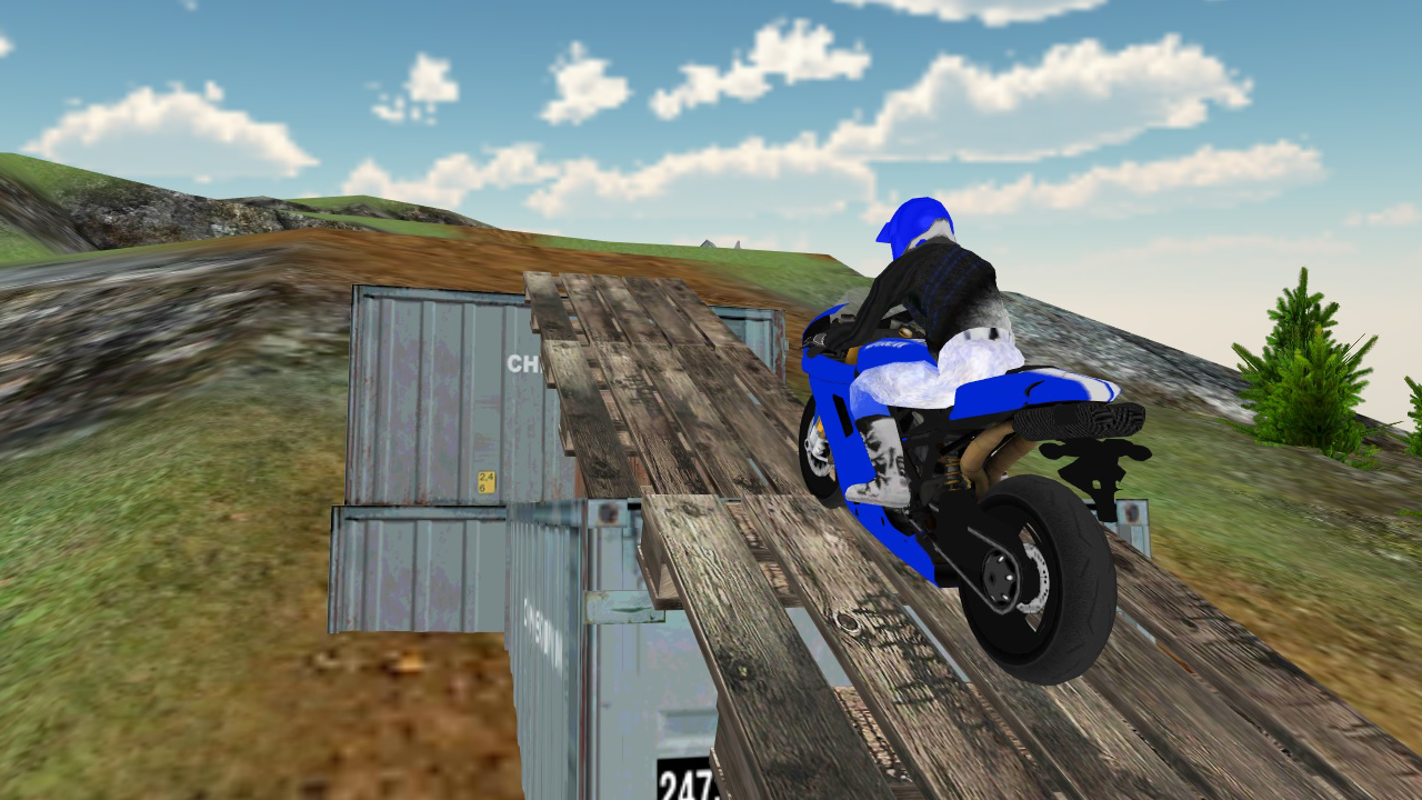 Cuplikan Layar Game Extreme Motorbike Jump 3D