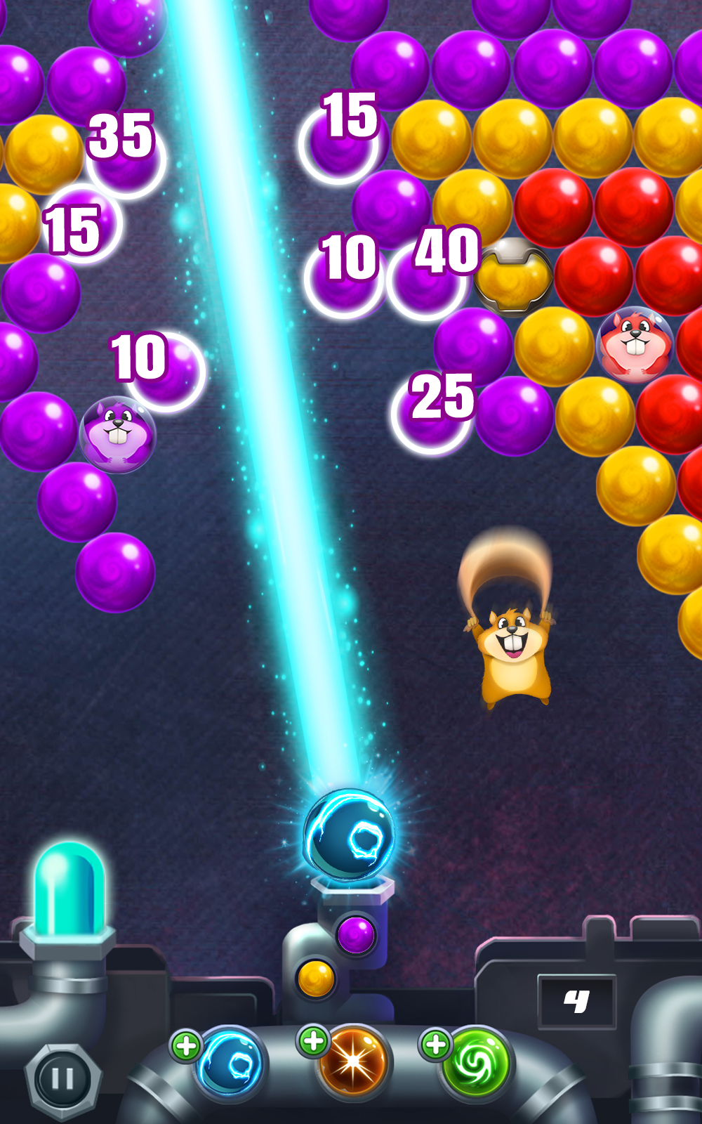 Power Pop Bubbles 2 Game Screenshot