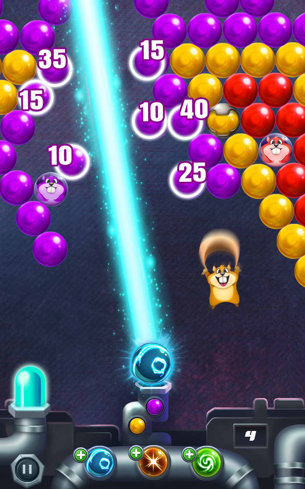 Скриншот игры Power Pop Bubbles 2