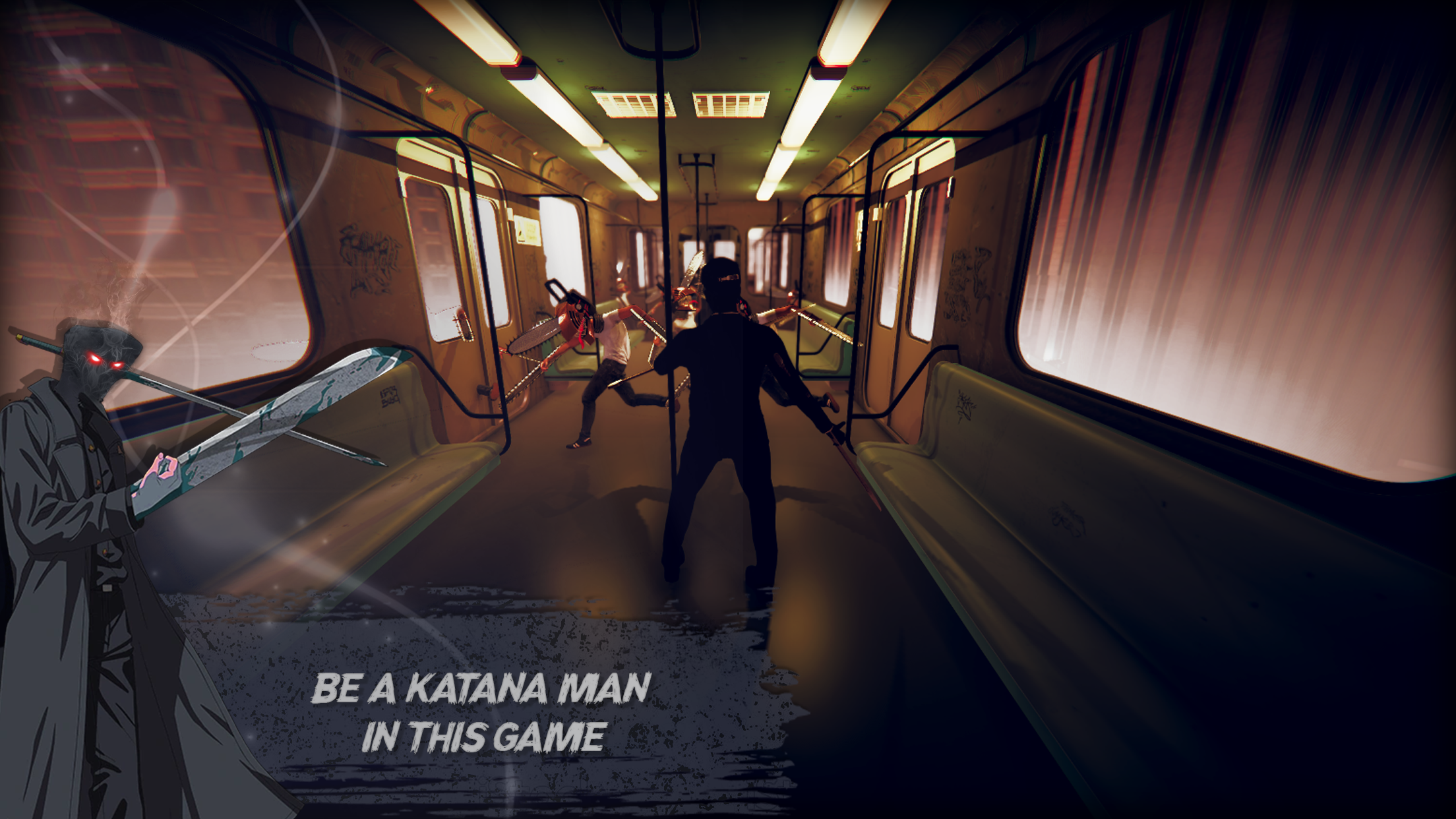 Cuplikan Layar Game Katana Man vs Chainsaw Man 3D