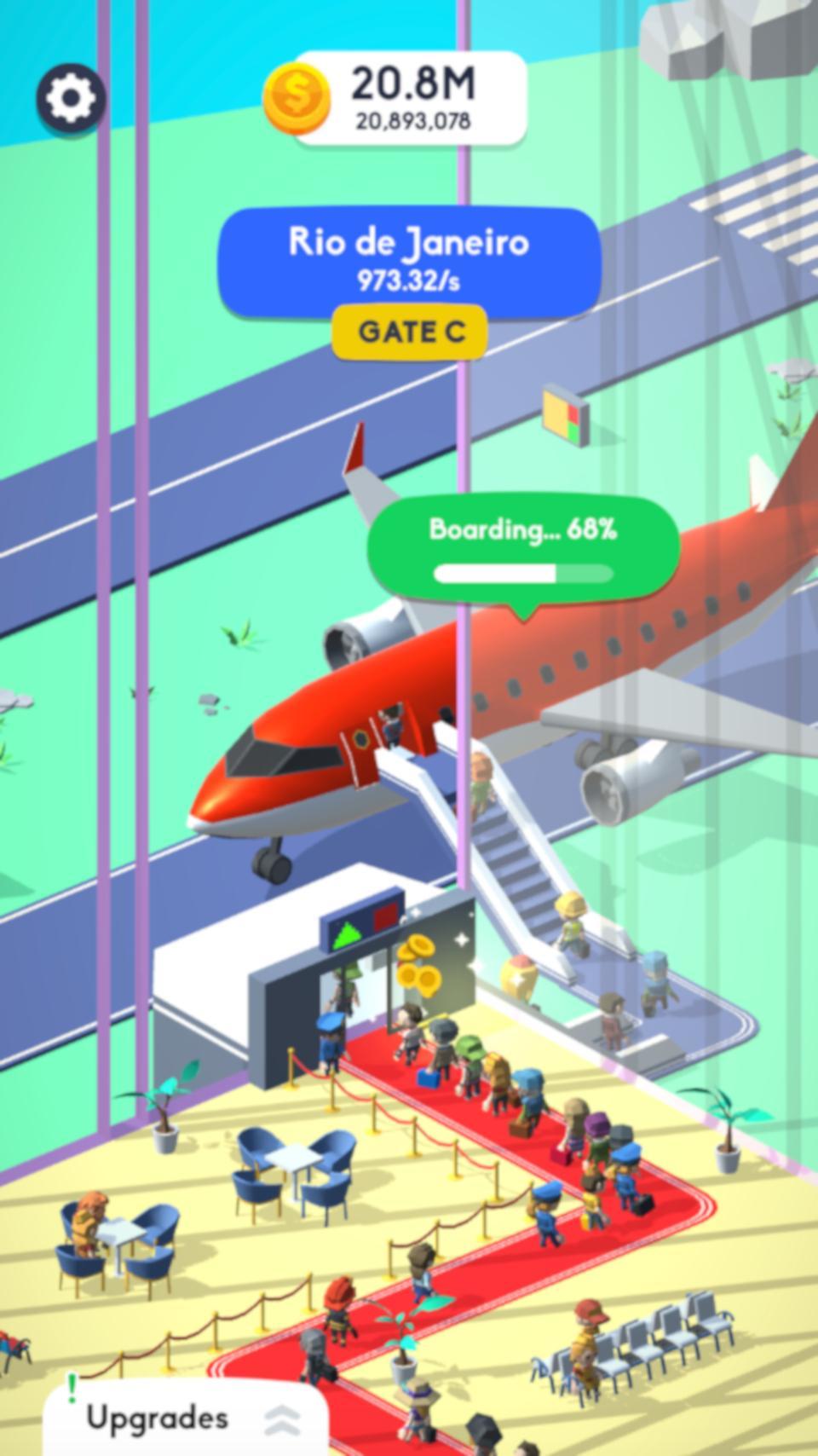 Cuplikan Layar Game Idle Airline Inc.