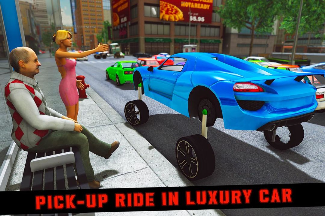 Screenshot of Elevated Car Racing Speed Driving Parking Game
