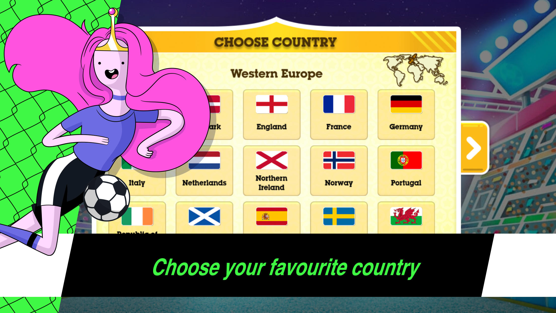 Toon Cup - Football Game Game Screenshot