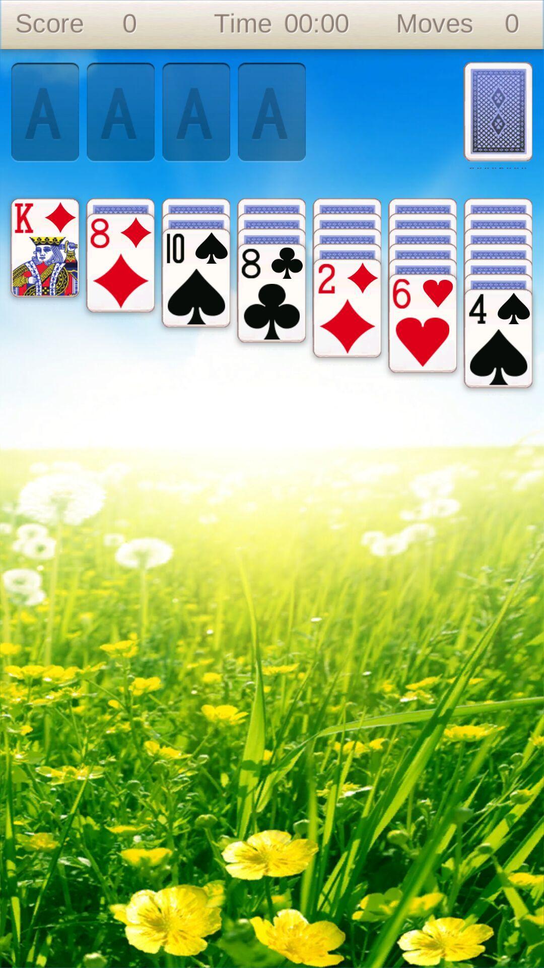 Solitaire card game Game Screenshot