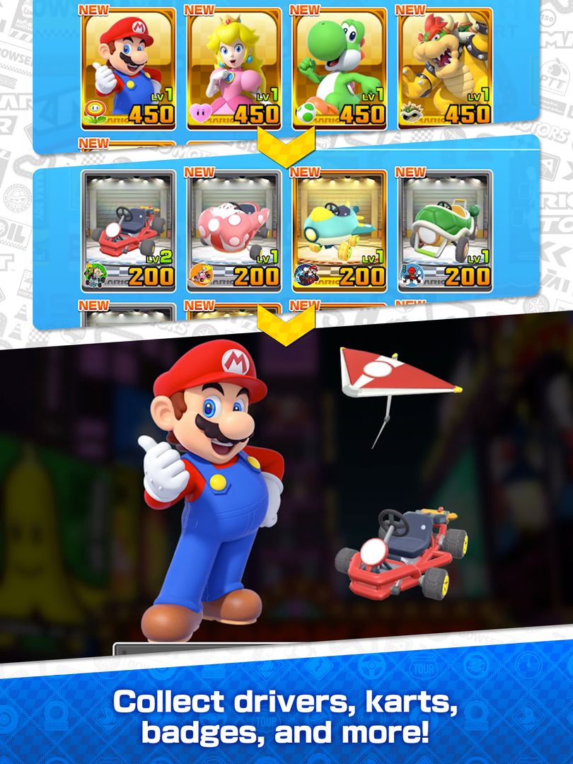 Mario Kart Tour ภาพหน้าจอเกม