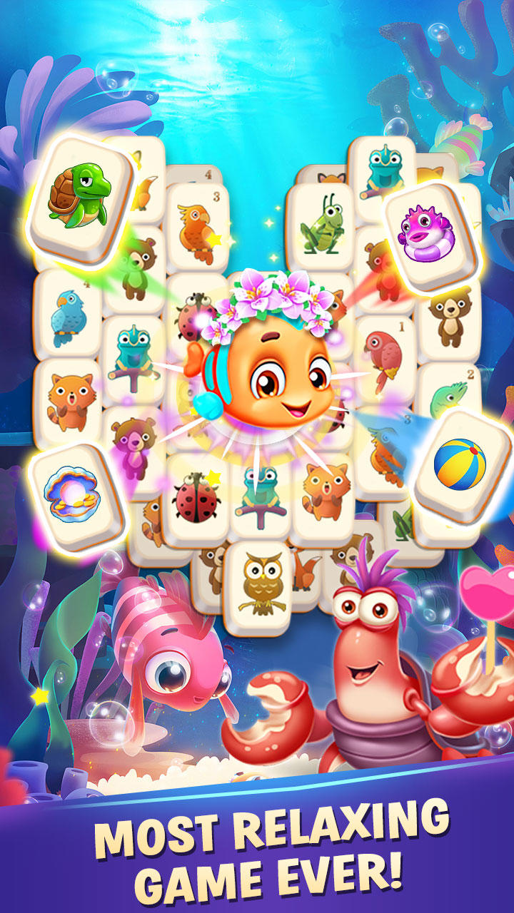 Mahjong Tiles Town Builder Game Screenshot