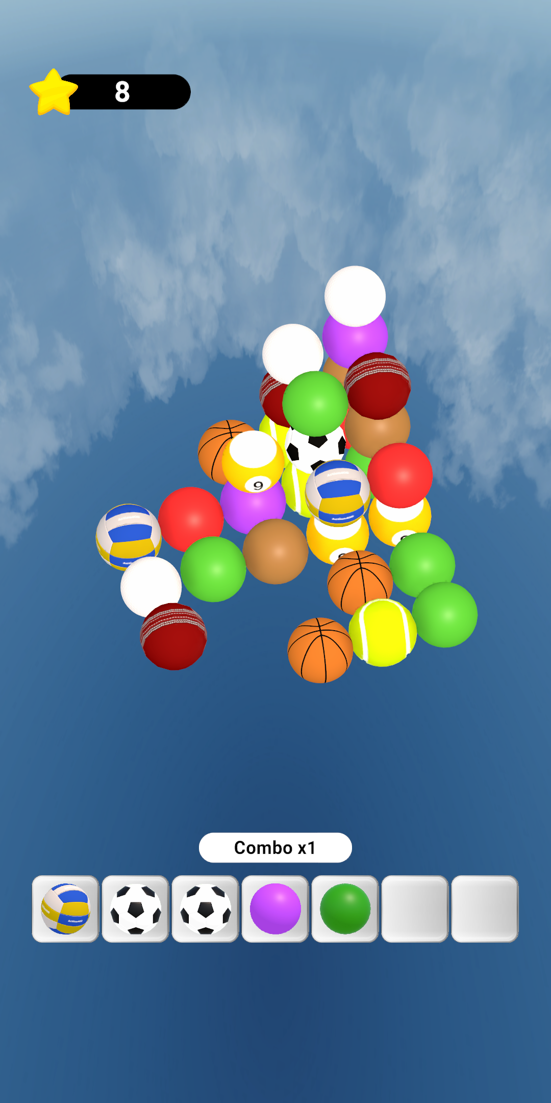 Ball Triple Match 3D ภาพหน้าจอเกม