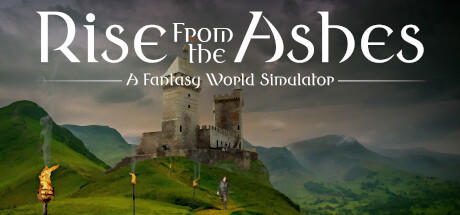 Banner of Rise From the Ashes: um simulador de mundo de fantasia 