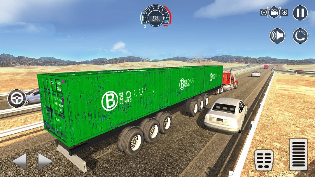 重型卡車模擬器2019年：歐洲長拖車遊戲截圖