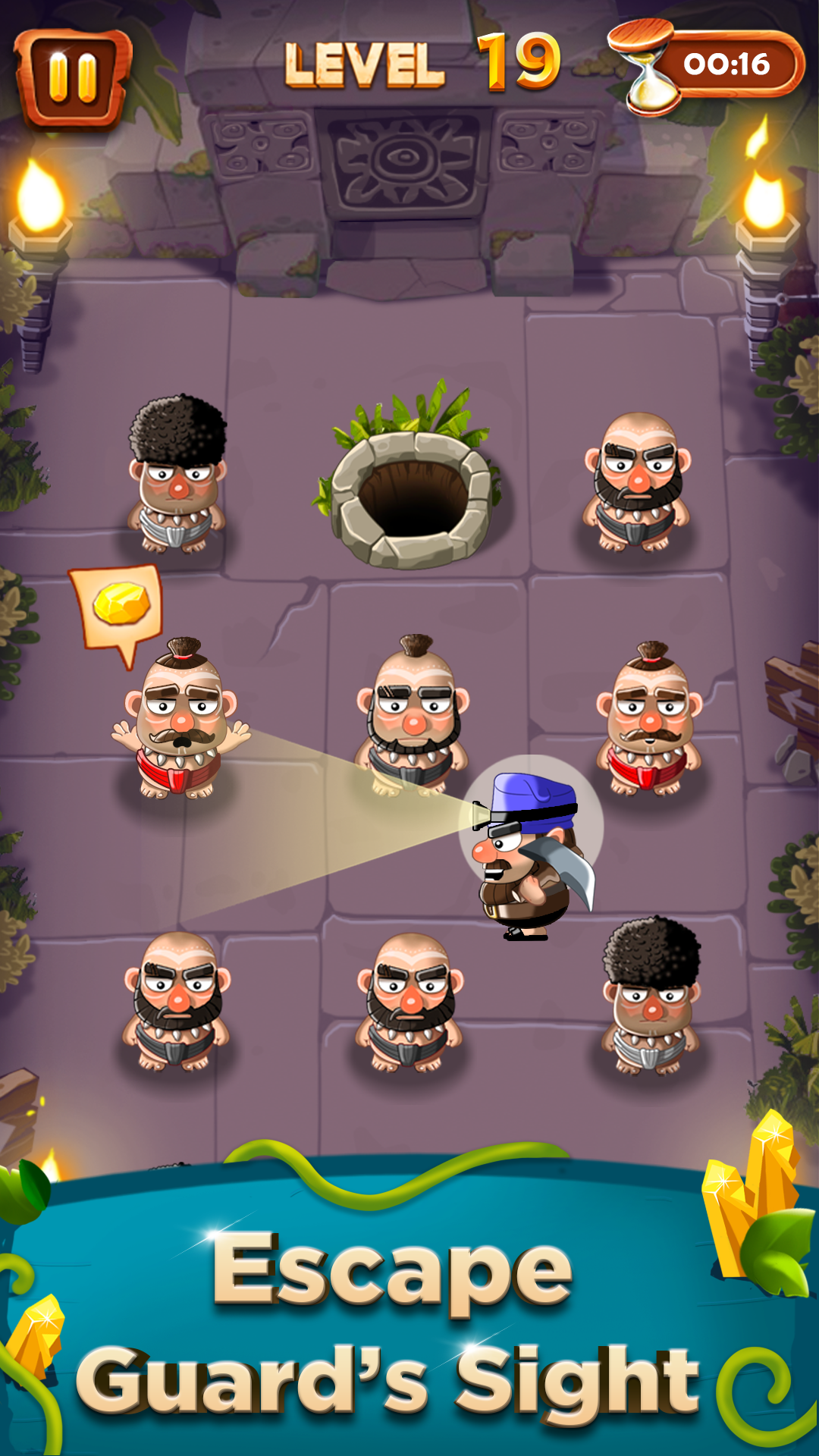 Guardians of Gold - Brain Game Game Screenshot
