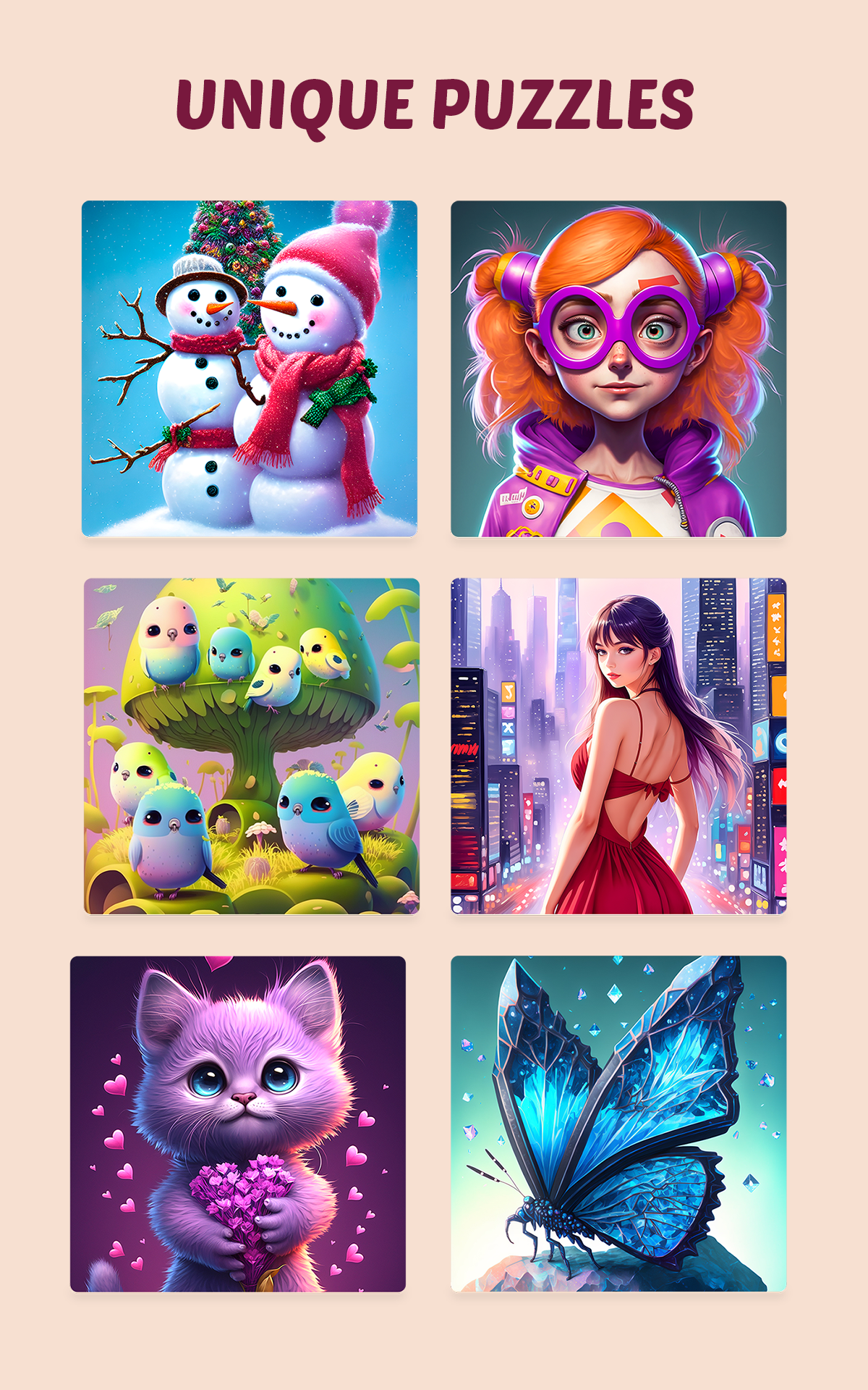 Screenshot of Art Tiles - Jigsaw Puzzles