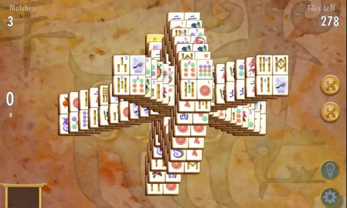 Mahjong Royal Garden Game Screenshot