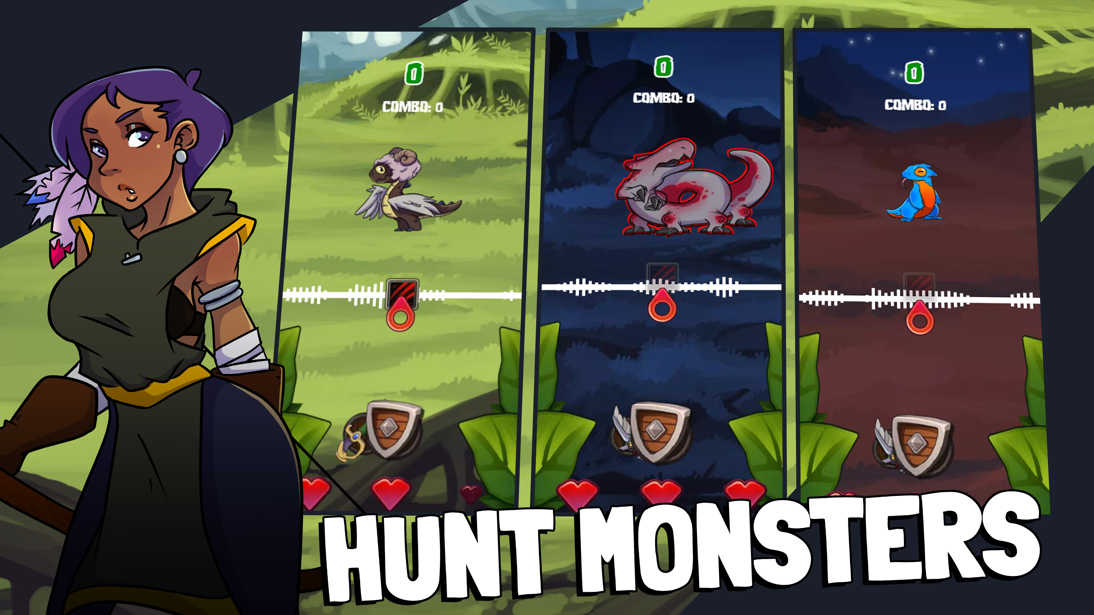Questlike-Pocket: Monster Hunt ภาพหน้าจอเกม