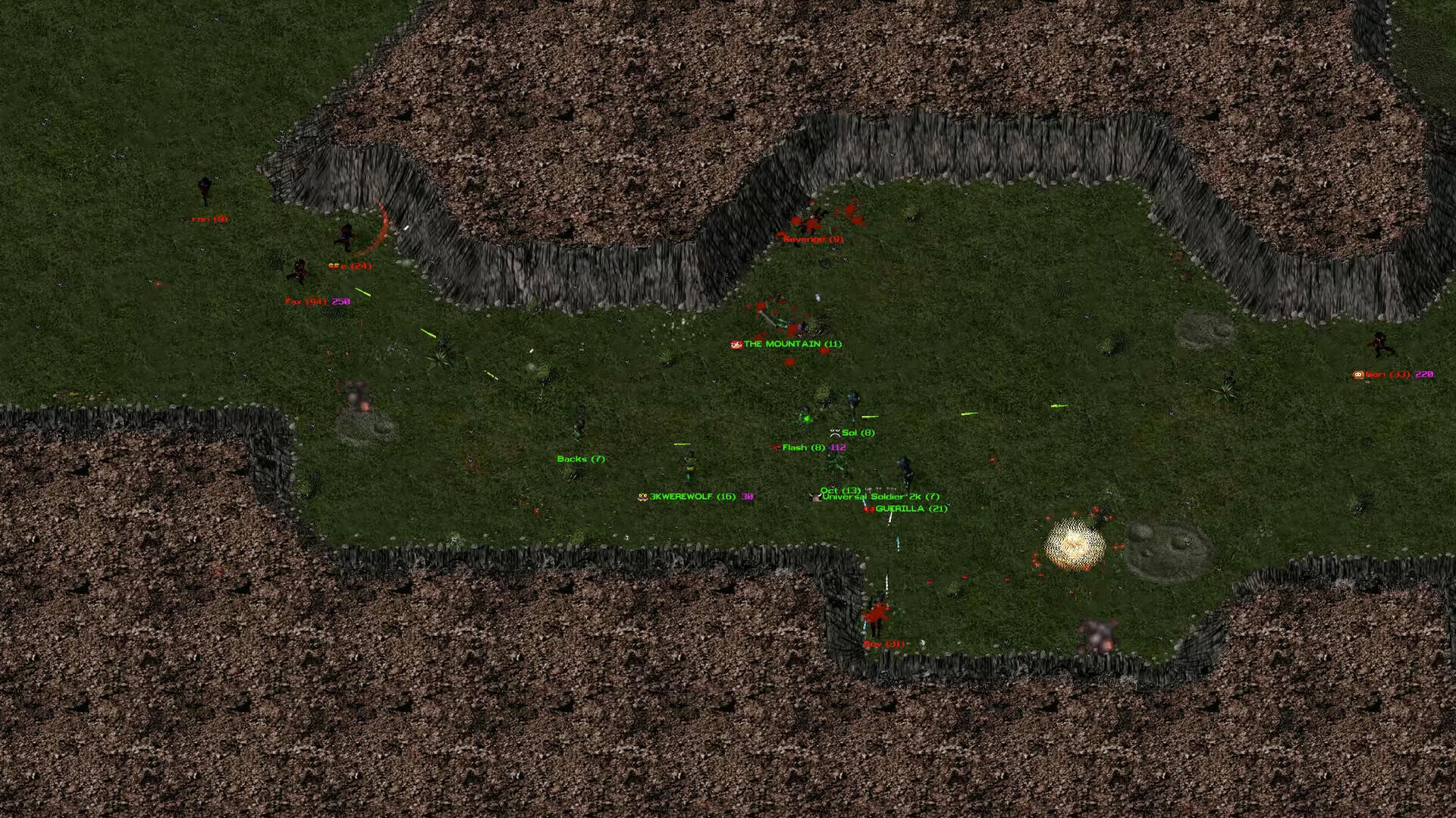 FreeInfantry screenshot game