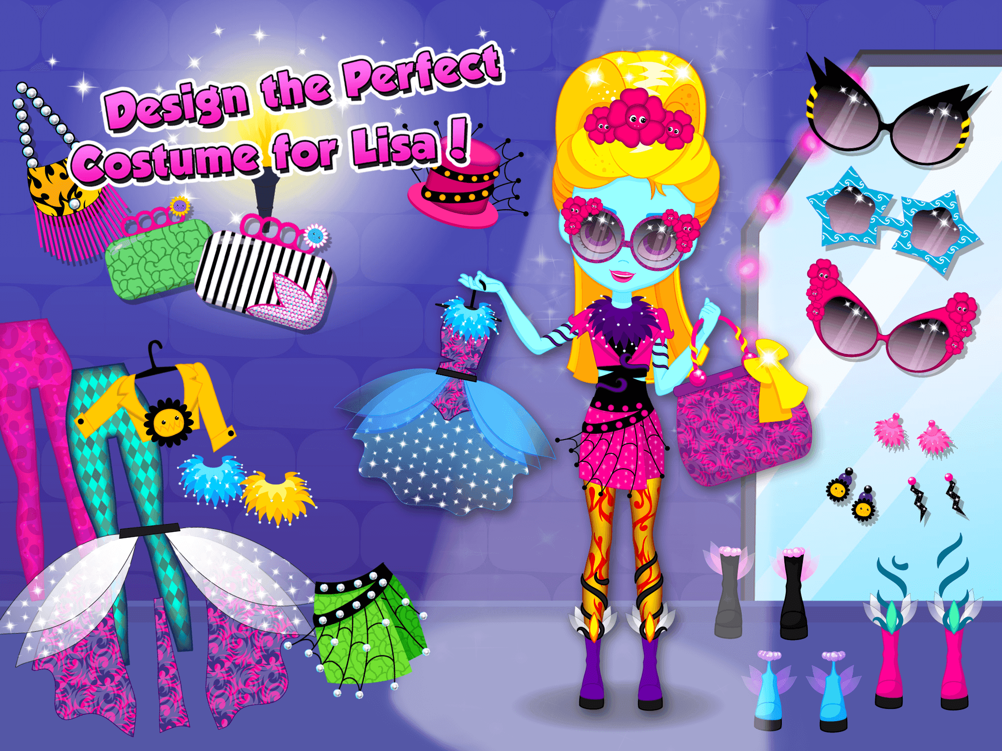 Monster Sisters Fashion Party ゲームのスクリーンショット