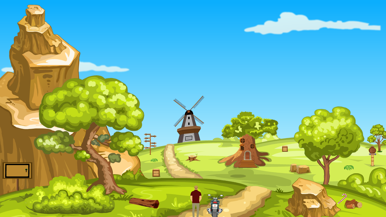 Forest Bike Escape Game Screenshot