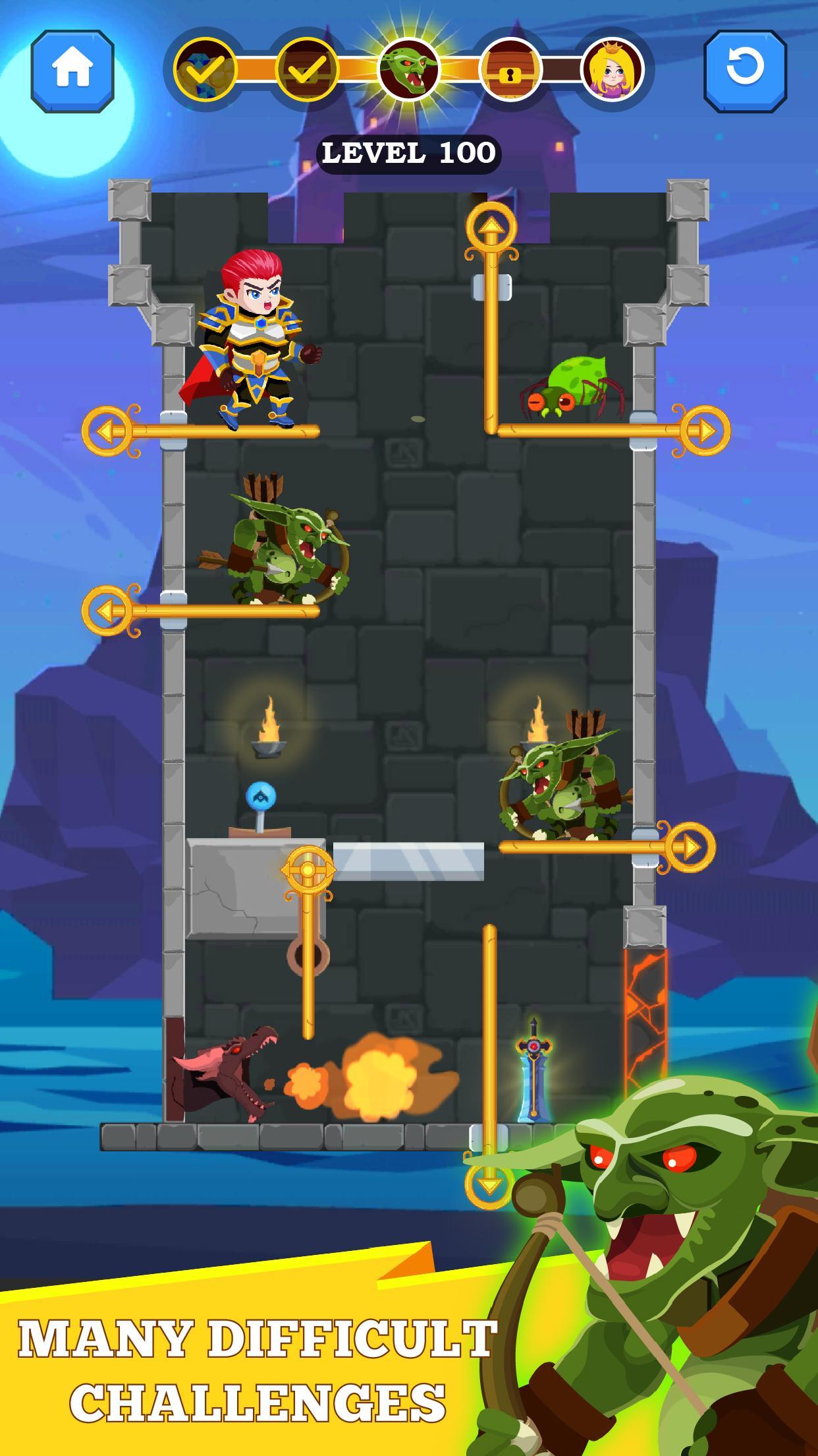 Hero Rescue Game Screenshot