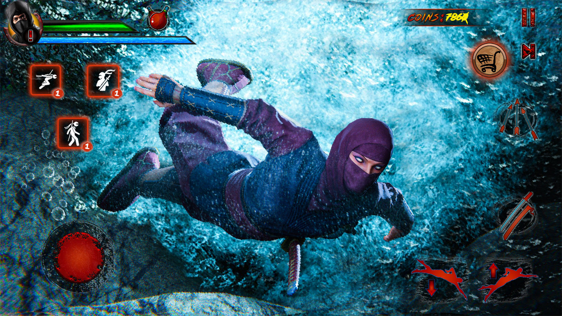 Shadow Ninja Warrior Fighting screenshot game