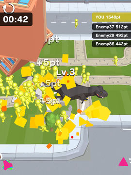 Dinosaur Rampage Game Screenshot
