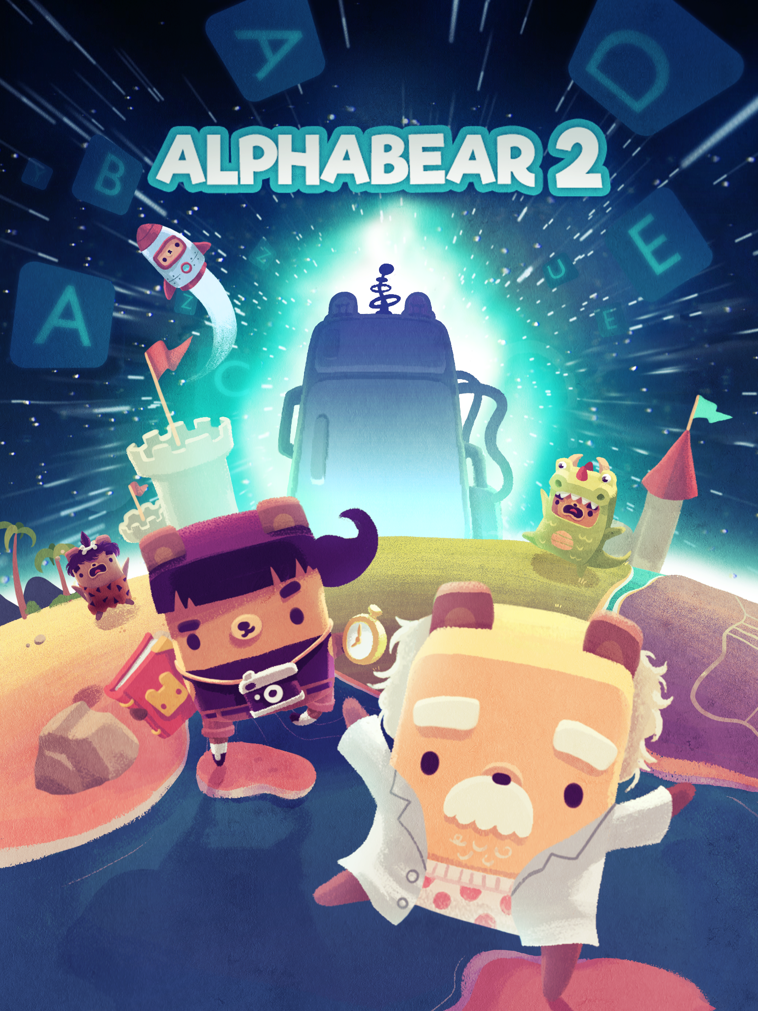 Alphabear 2: 영어를 연습해보세요! 게임 스크린샷