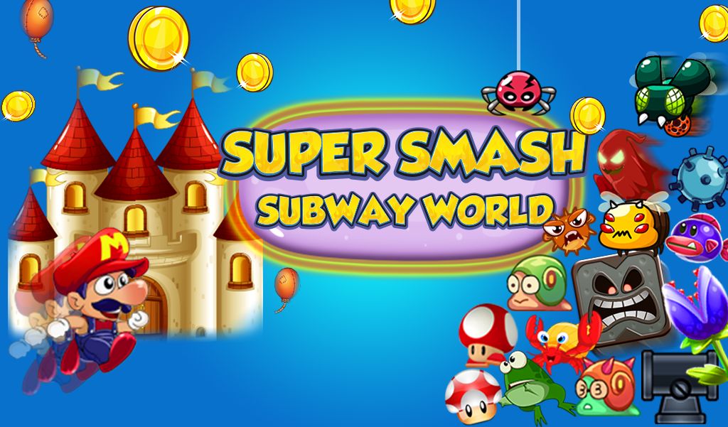 Screenshot of Super Smash Subway World