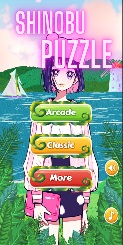 Shinobu - Sweet Puzzle Game Screenshot
