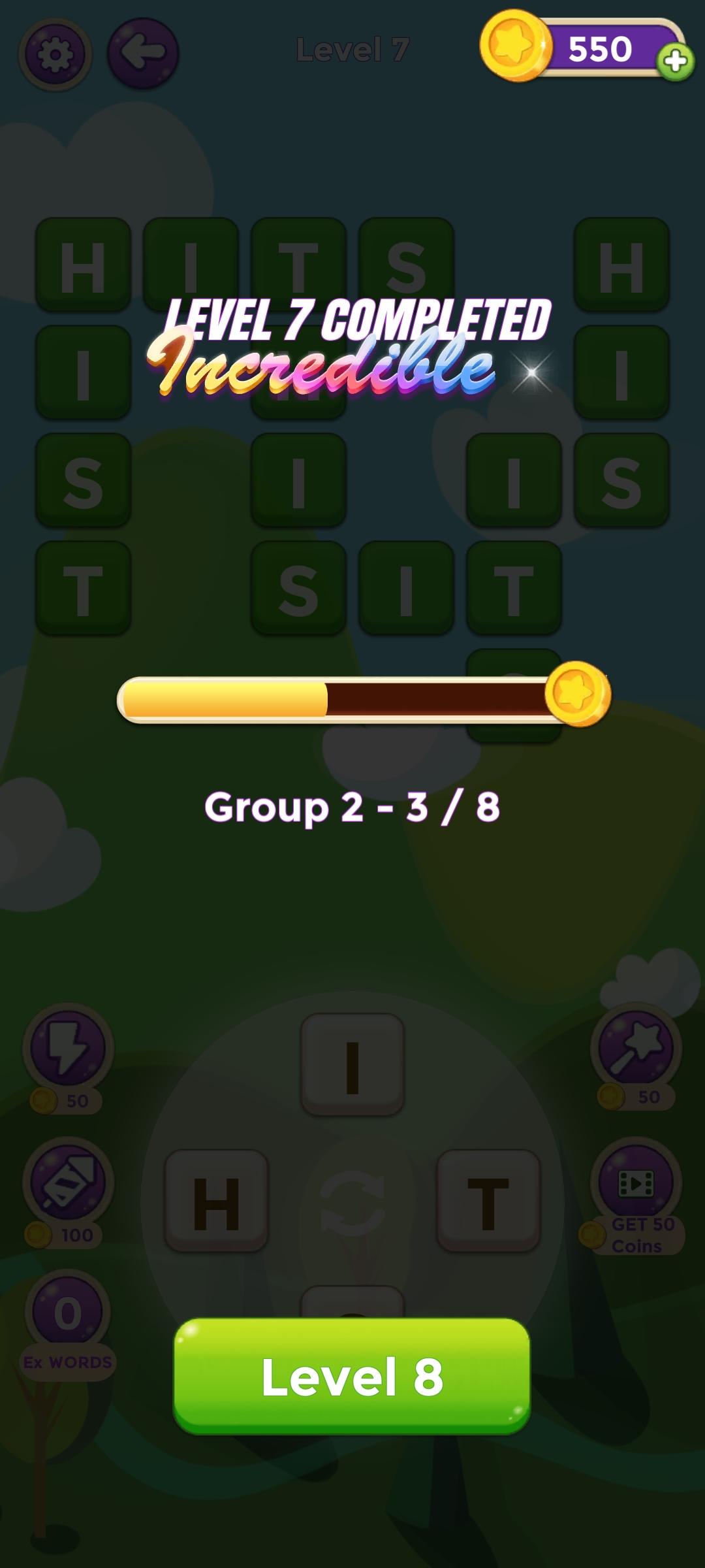 Cuplikan Layar Game Crossword -  Word Puzzle Game