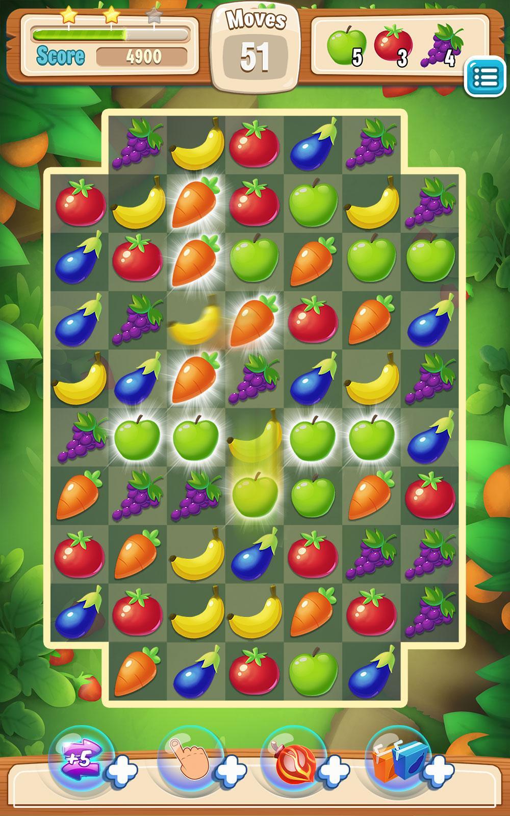 Garden Smash Match 3 Game Screenshot