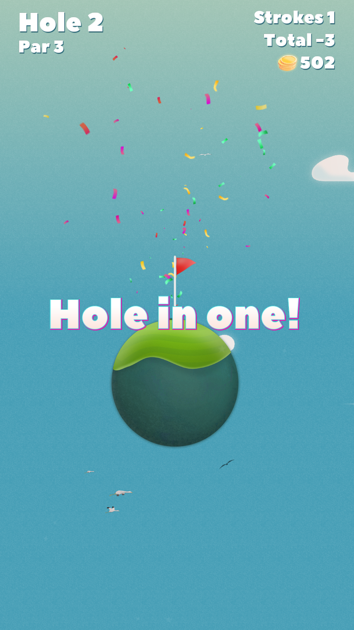 Golf Skies Game Screenshot