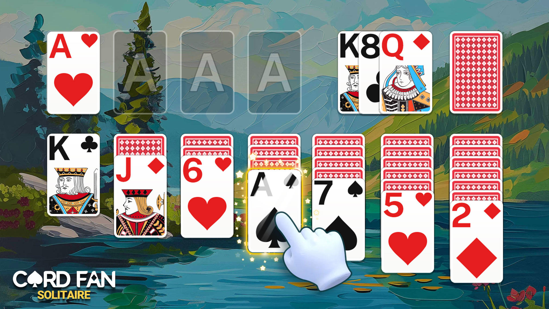 Скриншот игры Card Fan - Solitaire Card Game