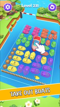 Parking Jam 3D: Boat Game Game Screenshot