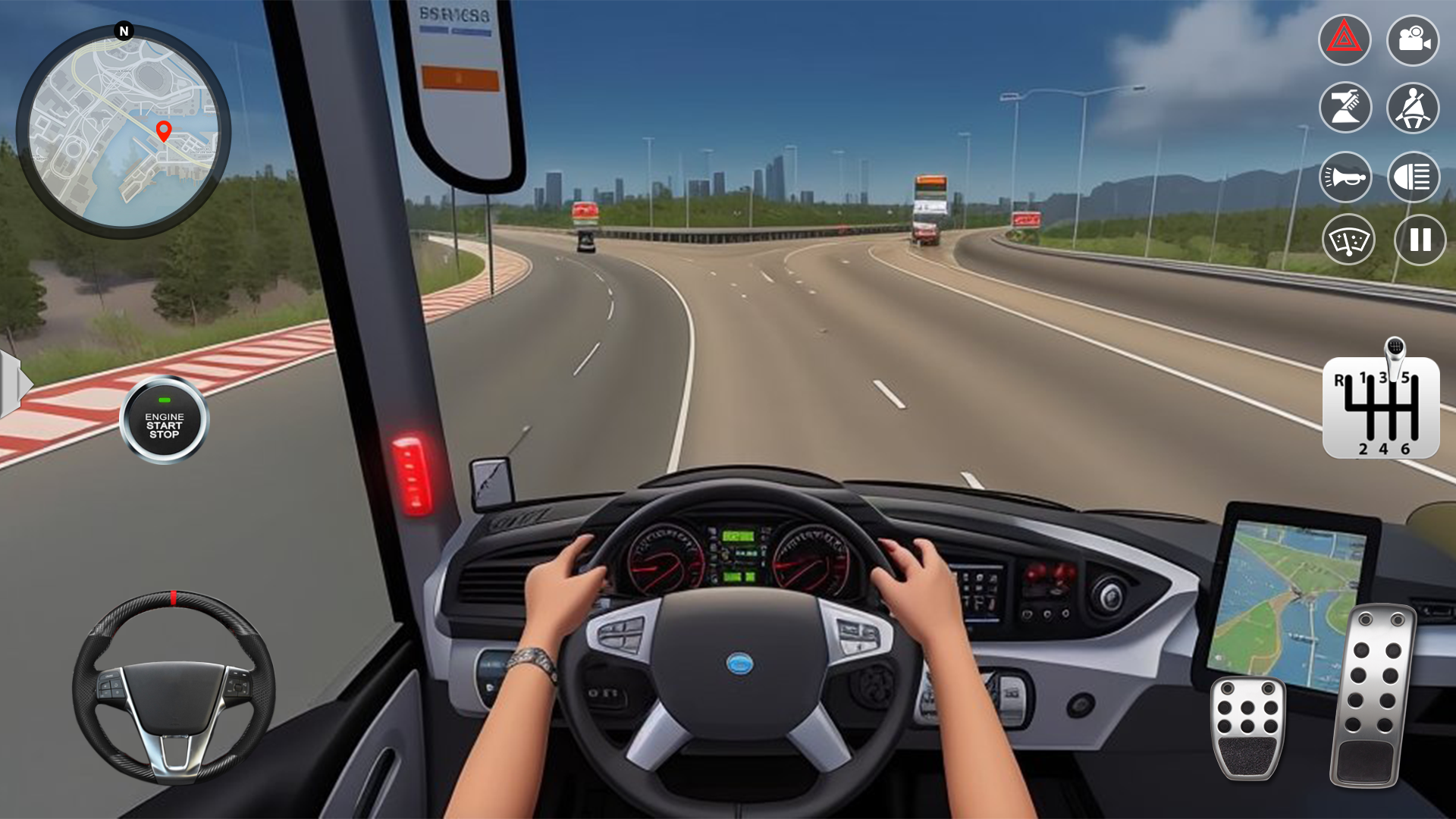 Coach City Bus Simulator 2023 게임 스크린샷