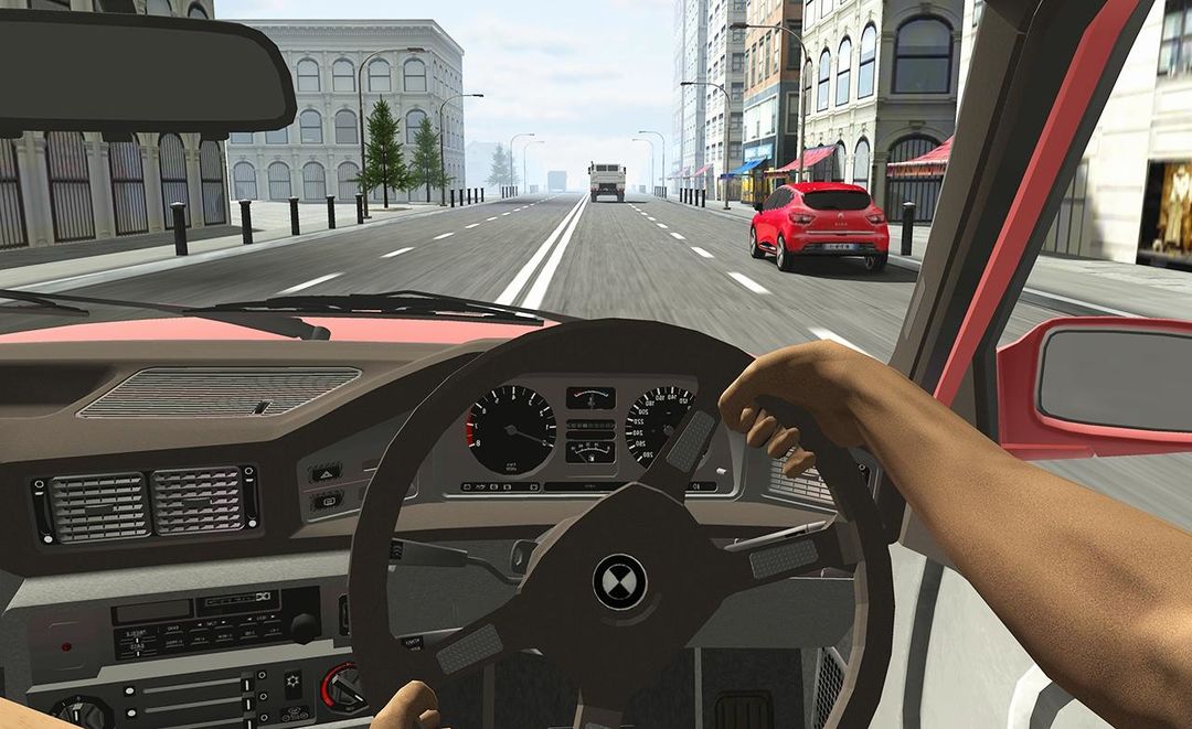 Racing in Car City screenshot game
