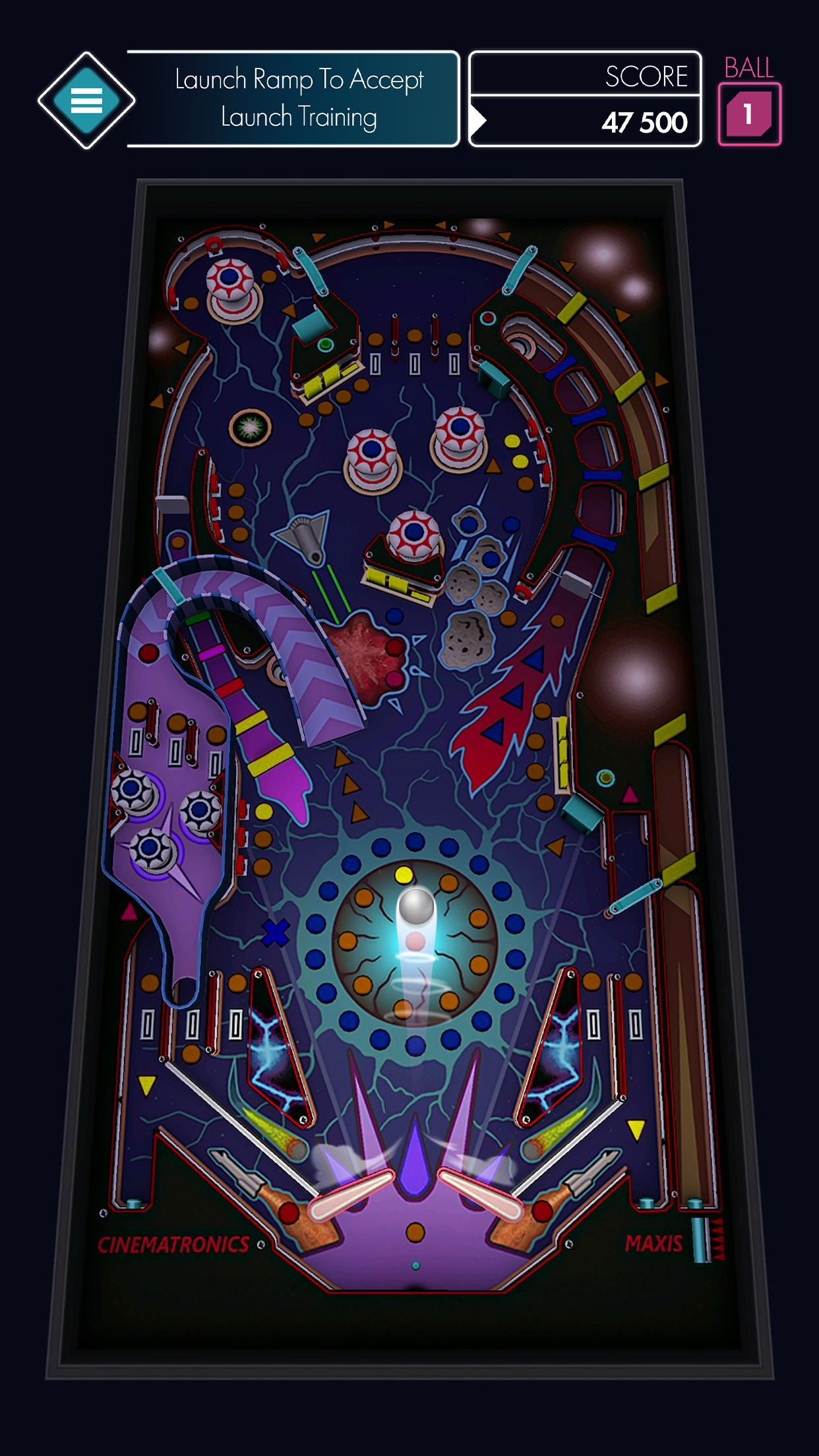 Screenshot 1 of Space Pinball- ဂန္တဝင်ဂိမ်း 1.1.8