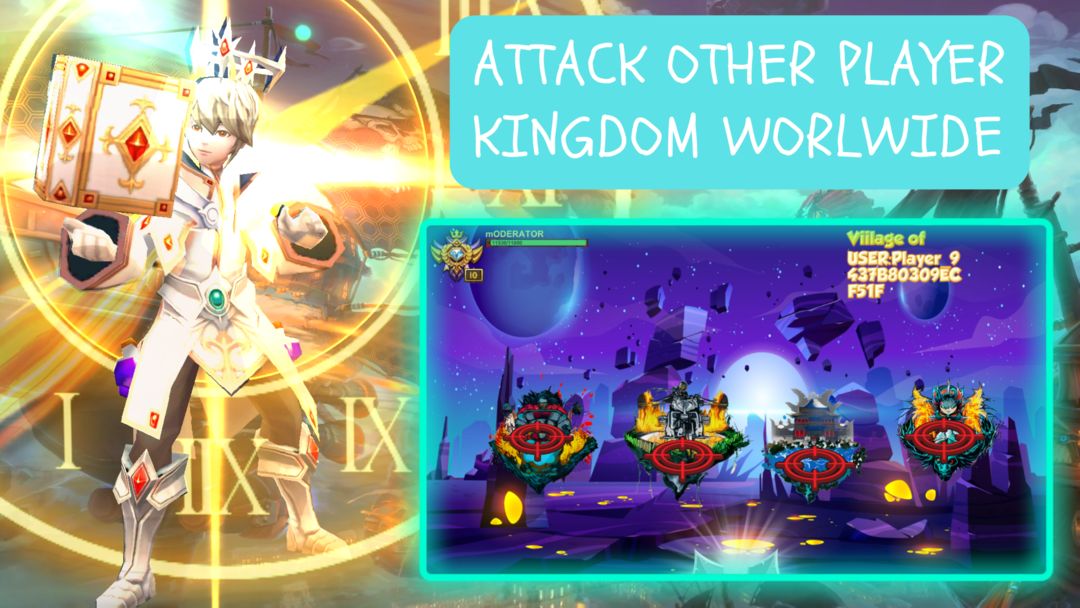 Kingdom of Invaders - MMO War 게임 스크린 샷