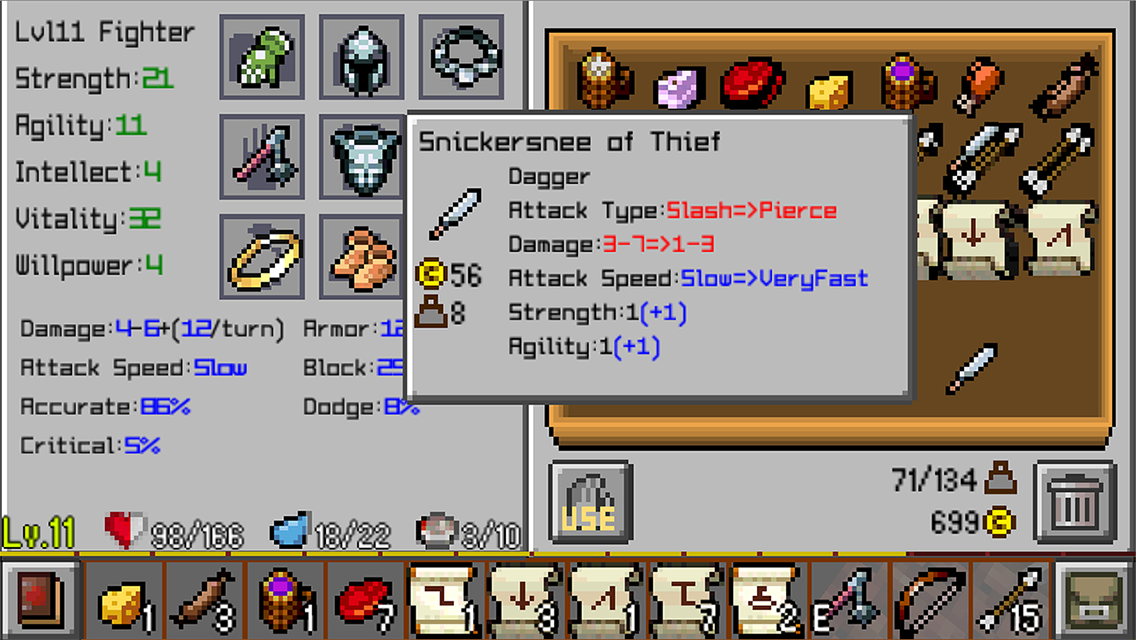 Rogue Saga ภาพหน้าจอเกม