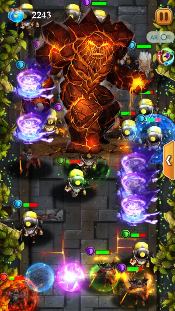 Element defender : Heroes Tap 게임 스크린 샷