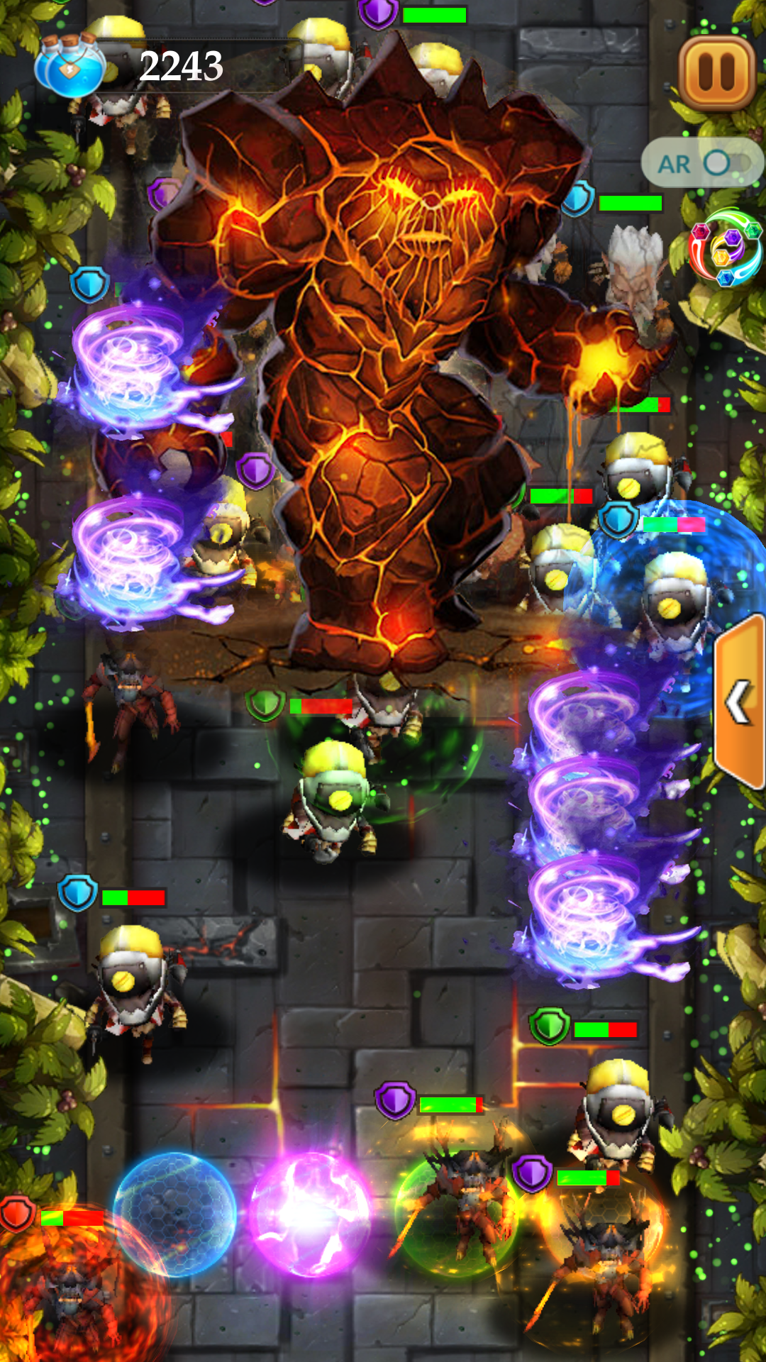 Element defender : Heroes Tap Game Screenshot