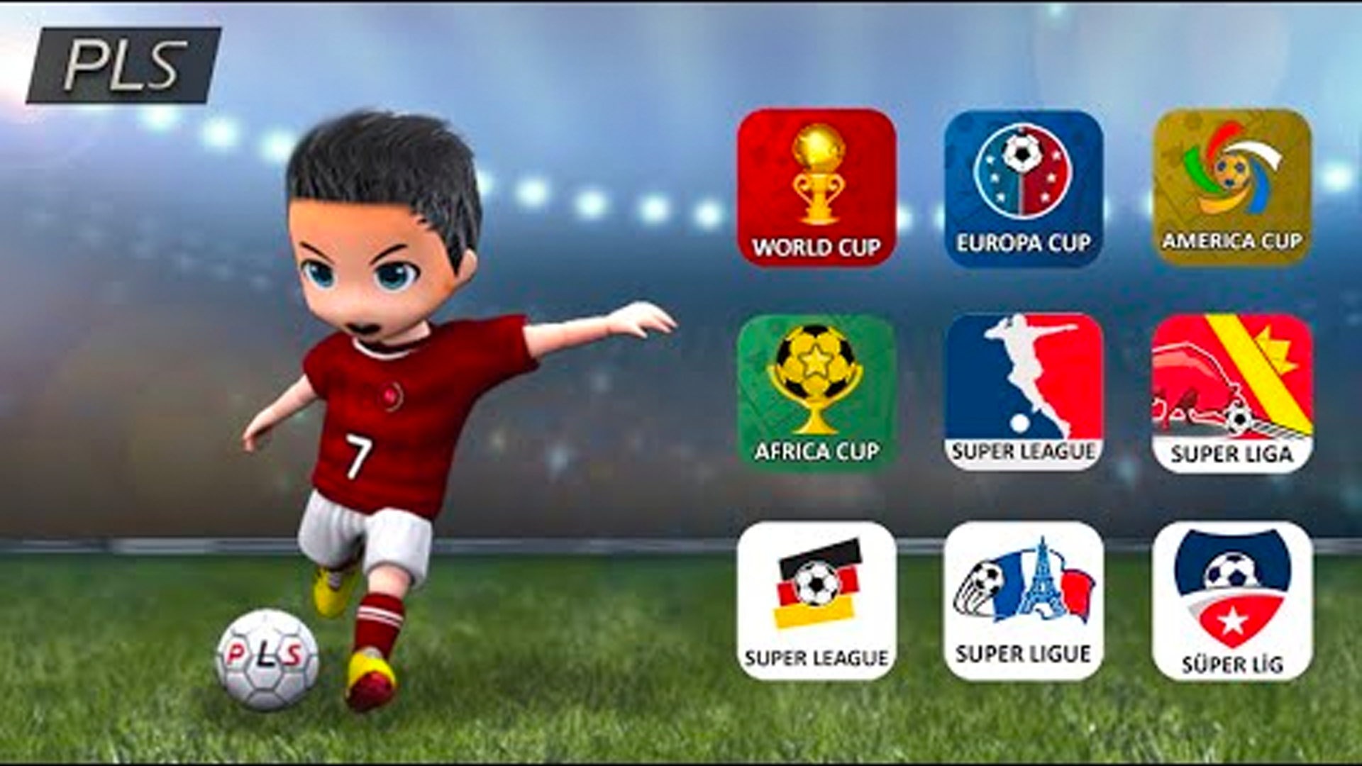 Screenshot of the video of Pro League Soccer